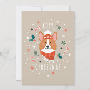Cosy Corgi - Christmas Warmth Holiday Card
