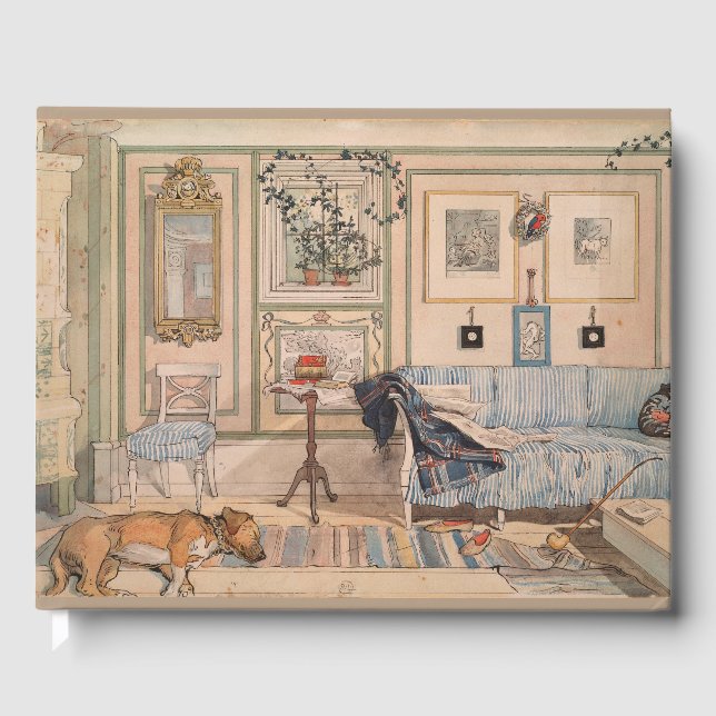 Cosy Corner (by Carl Larsson) Guest Book (Front)
