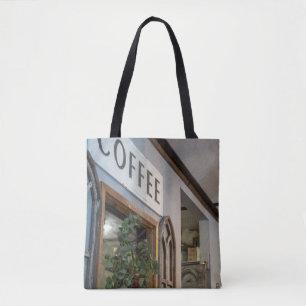 Cosy Corner Café Entrance Tote Bag