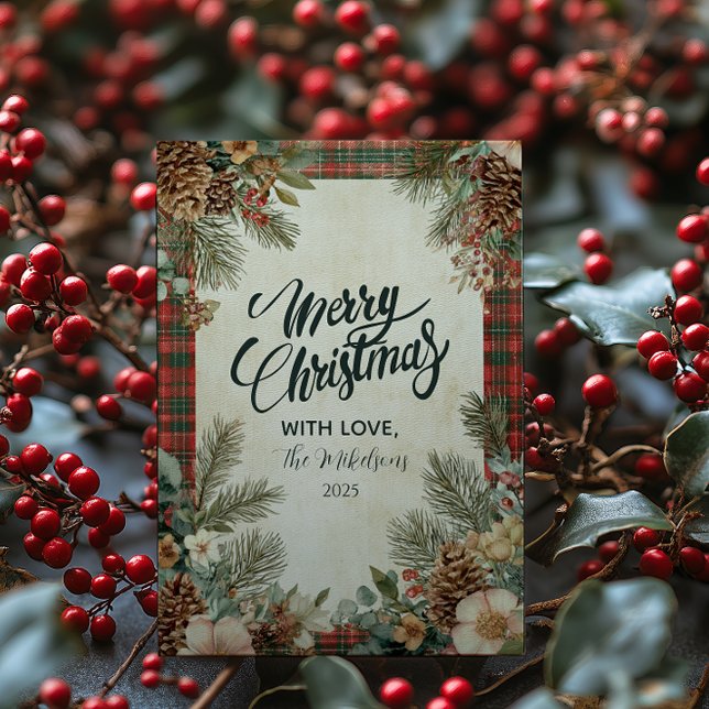 Cosy Cottage Christmas Holiday Card (Creator Uploaded)