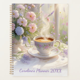 Cosy Cottage Coffee & Wildflowers • Rustic Morning Planner