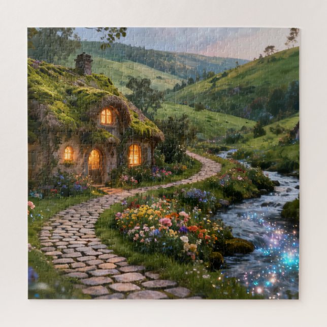 Cosy Cottage Garden Jigsaw Puzzle (Vertical)