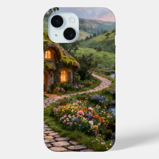 Cosy Cottage Garden Phone Case (Back)