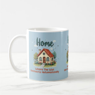 Cosy Cottagecore Home Whimsical House Art Coffee Mug
