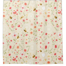 Cosy Countryside Shower Curtain – Cottagecore