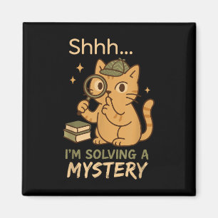 Cosy Crime Club Mystery Reader Bookish Sleuth Gift Magnet