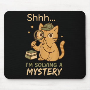Cosy Crime Club Mystery Reader Bookish Sleuth Gift Mouse Pad