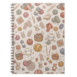 Cosy Crochet & Amigurumi Vintage Cottagecore Notebook