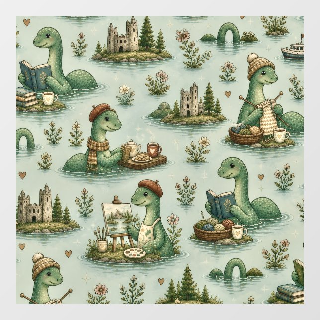 Cosy Cryptids Nessie Loch Ness Monster hobbies  (Sheet)