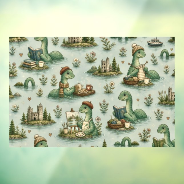 Cosy Cryptids Nessie Loch Ness Monster hobbies  (Sheet 3)