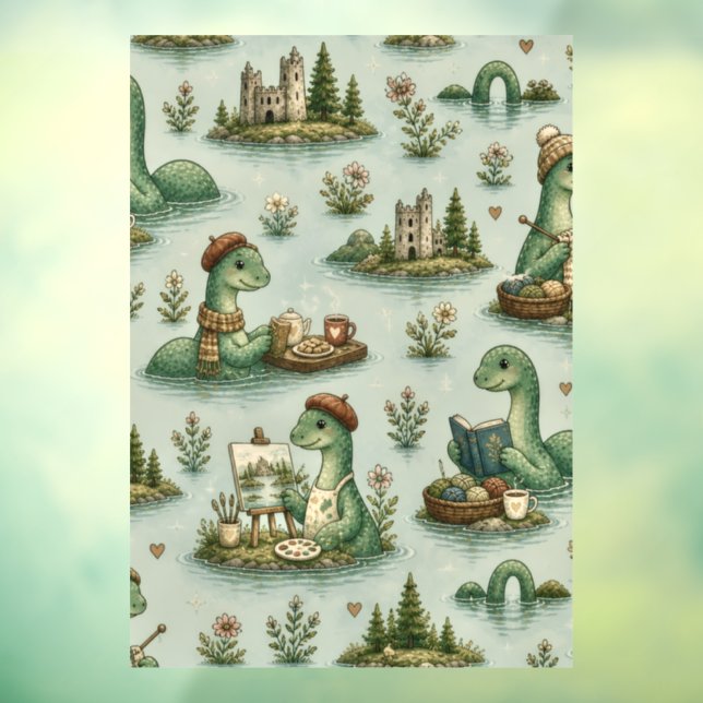 Cosy Cryptids Nessie Loch Ness Monster hobbies  (Sheet 3)