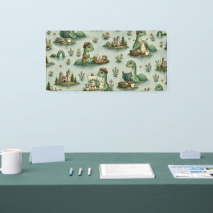 Cosy Cryptids Nessie Loch Ness Monster hobbies Banner