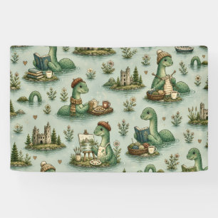 Cosy Cryptids Nessie Loch Ness Monster hobbies  Banner