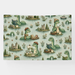 Cosy Cryptids Nessie Loch Ness Monster hobbies Banner