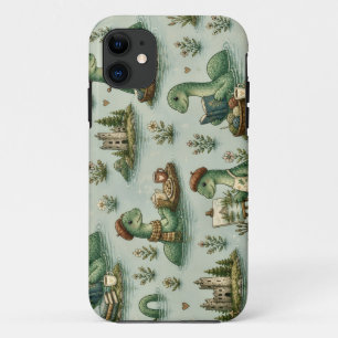 Cosy Cryptids Nessie Loch Ness Monster hobbies iPhone 11 Case