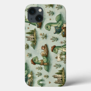 Cosy Cryptids Nessie Loch Ness Monster hobbies  iPhone 13 Case