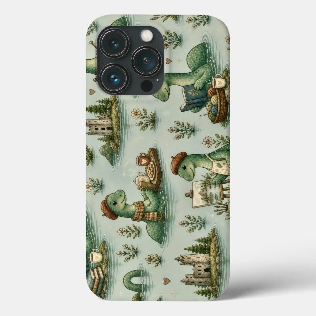 Cosy Cryptids Nessie Loch Ness Monster hobbies  Case-Mate iPhone Case (Back)