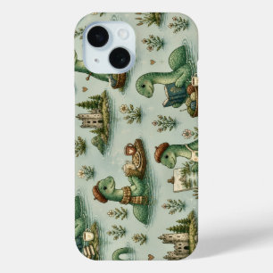 Cosy Cryptids Nessie Loch Ness Monster hobbies iPhone 15 Case