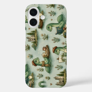 Cosy Cryptids Nessie Loch Ness Monster hobbies iPhone 16 Case
