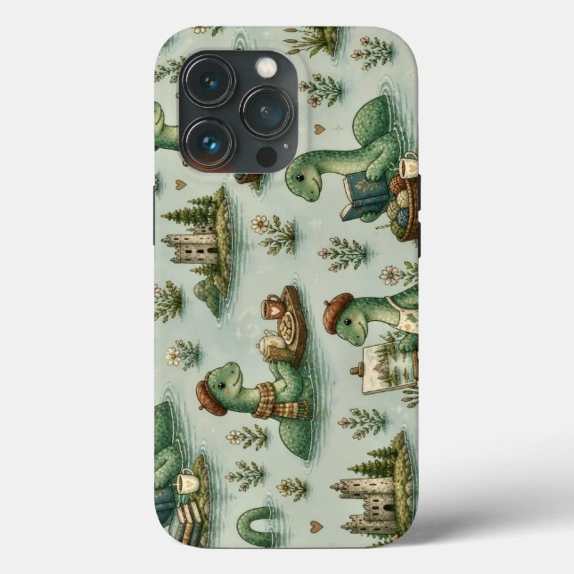 Cosy Cryptids Nessie Loch Ness Monster hobbies  Case-Mate iPhone Case (Back)