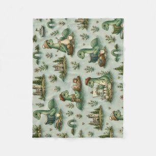 Cosy Cryptids Nessie Loch Ness Monster hobbies Fleece Blanket