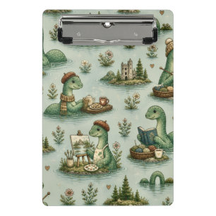 Cosy Cryptids Nessie Loch Ness Monster hobbies Mini Clipboard
