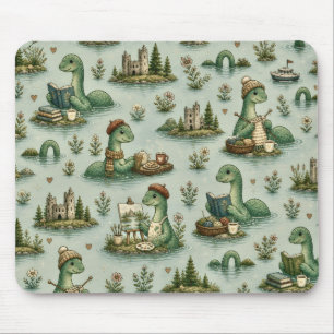 Cosy Cryptids Nessie Loch Ness Monster hobbies  Mouse Pad