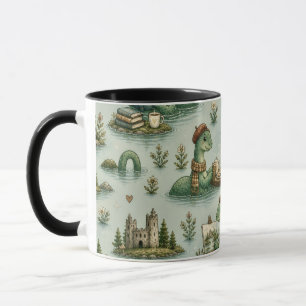 Cosy Cryptids Nessie Loch Ness Monster hobbies Mug