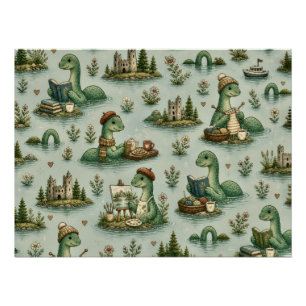 Cosy Cryptids Nessie Loch Ness Monster hobbies  Poster