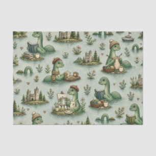 Cosy Cryptids Nessie Loch Ness Monster hobbies  Tissue Paper