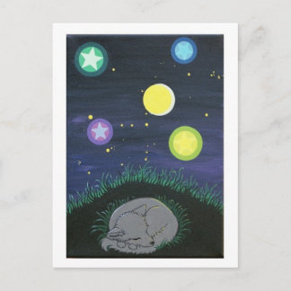 cosy cub art post card