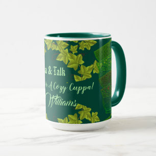Cosy Cuppa Green Tea Cups Afternoon Tea Party Mug