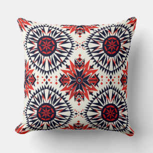 Cosy Cyan "Cosmic Interlock" Plush Sherpa Blanket Cushion