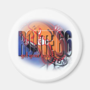 Cosy Dog - Route 66 Magnet