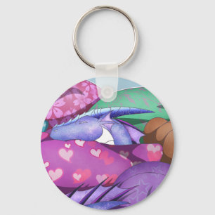 Cosy Dragon Key Ring