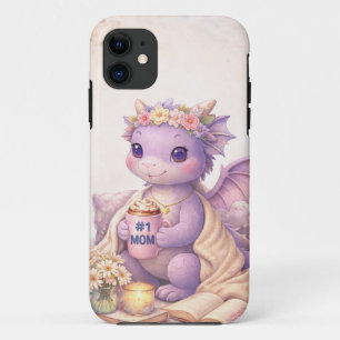 Cosy Dragon Mum iPhone Tough Case