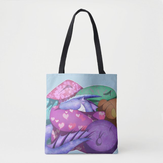 Cosy Dragon Tote Bag (Front)