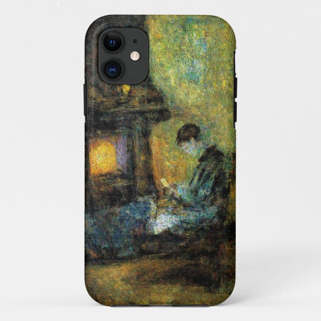 Cosy Evening Reader Artistic Mobile Case (Back)