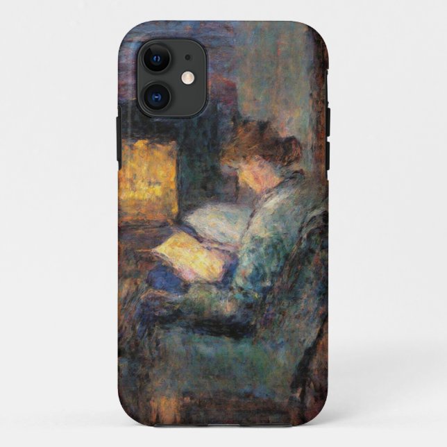 Cosy Evening Reader Artistic Mobile Case (Back)