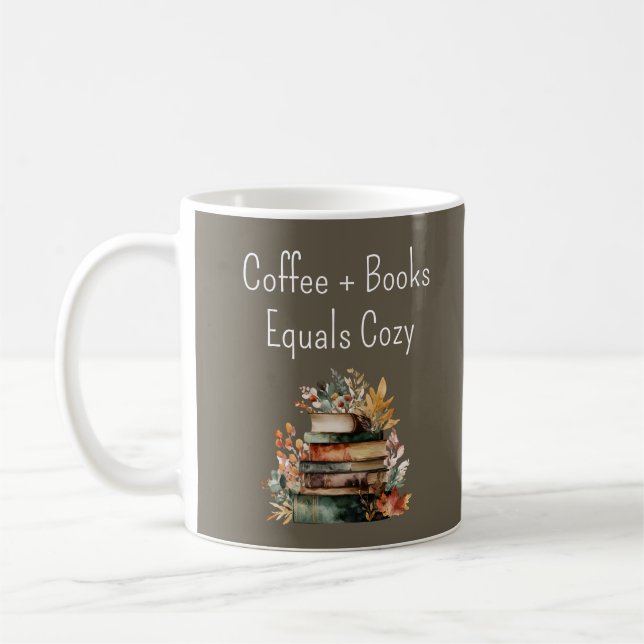 Cosy Fall Book Mug (Left)