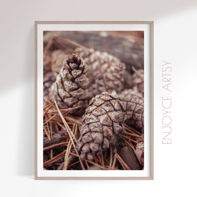 Cosy fall pine cone autumn farmhouse wall art (Creator Uploaded)