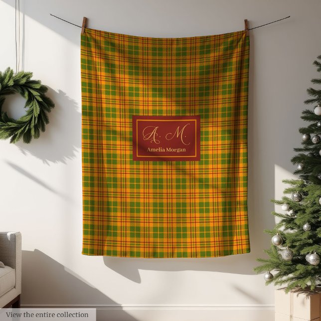 Cosy Fall Plaid Blanket Personalised Farmhouse (Cozy Fall Plaid Blanket Personalized Farmhouse)