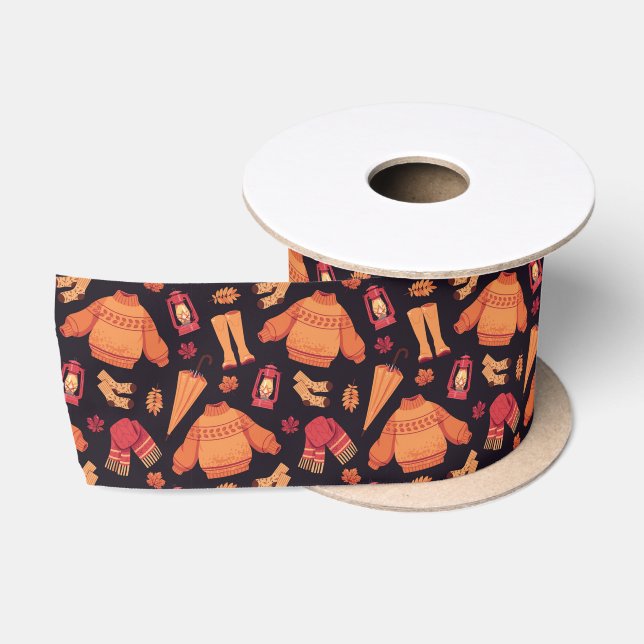 Cosy Fall  Satin Ribbon (Spool)