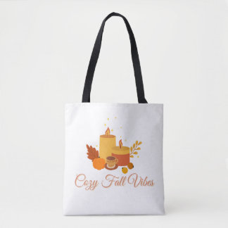 Cosy Fall Vibes Autumn Aesthetic Tote Bag