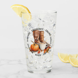 Cosy Fall Vibes – Boots, Pumpkin Spice, Bonfires Glass