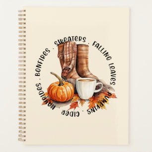 Cosy Fall Vibes – Boots, Pumpkin Spice, Bonfires Planner