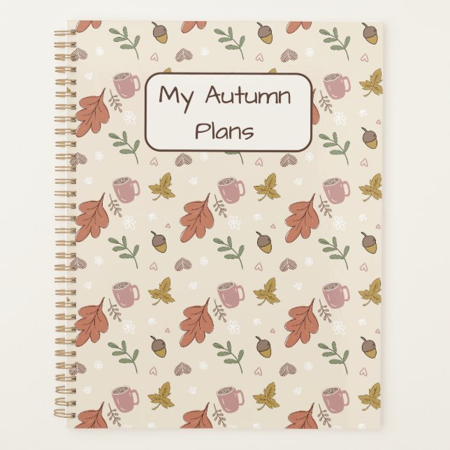 Cosy Fall Vibes Daily Planner (Front)