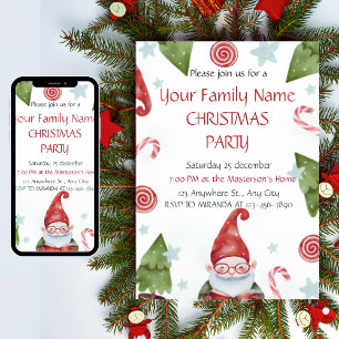 Cosy Family Christmas Invitation Christmas Cheer