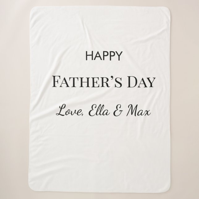 Cosy Father’s Day Blanket (Front)
