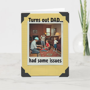 Cosy Fathers Day Family Card
